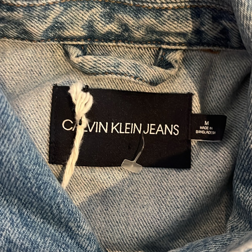 Nirvana Jean Jacket Upcycled Size Medium M By Cal… - image 7